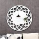 Floral Ring Frame Round Mirror